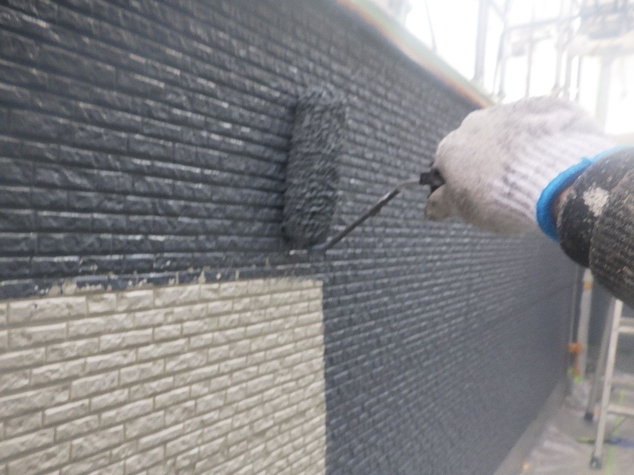 川崎市宮前区　K様邸　外壁・屋根塗装工事～グレー系～