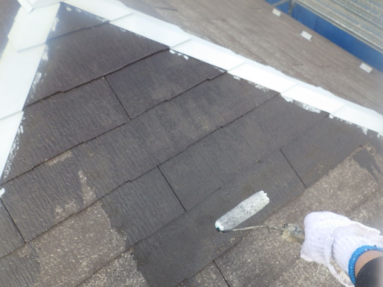 川崎市麻生区　T様邸　外壁・屋根塗装工事～グレイ・ブルー系～