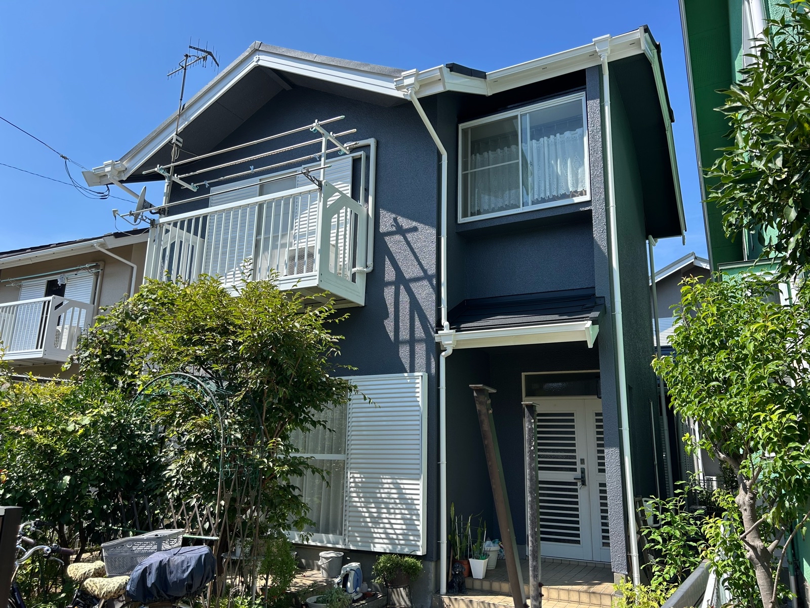 茅ヶ崎市　A様邸　外壁塗装・屋根カバー工事