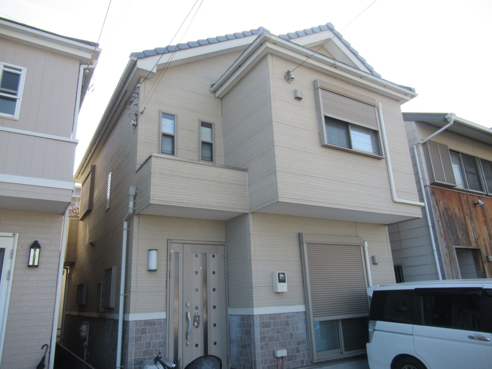 川崎市川崎区 S様邸 外壁塗装工事/美しさが長く続く、超低汚染塗料で外壁塗装