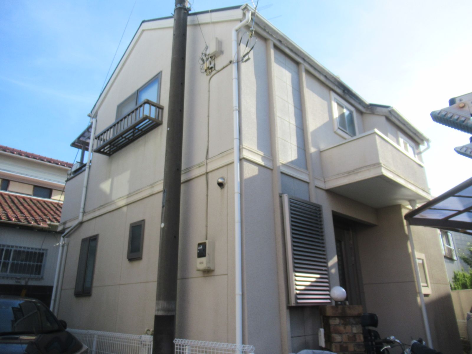 川崎市多摩区 I様邸 外壁・屋根塗装工事/外壁塗装で今までの雰囲気を残した仕上がりに